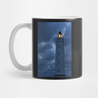 Blavand lighthouse at dusk Mug